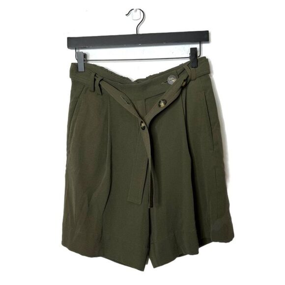 EUDON CHOI Pleated Harrison Shorts Size 4 - Picture 5 of 10